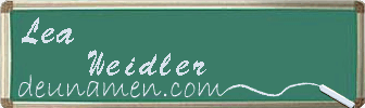Lea Weidler Visitenkarte